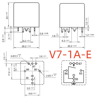 Relais YAL-124DMP 24V 70A